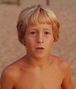 Childhood photo of Robert Fiveash.