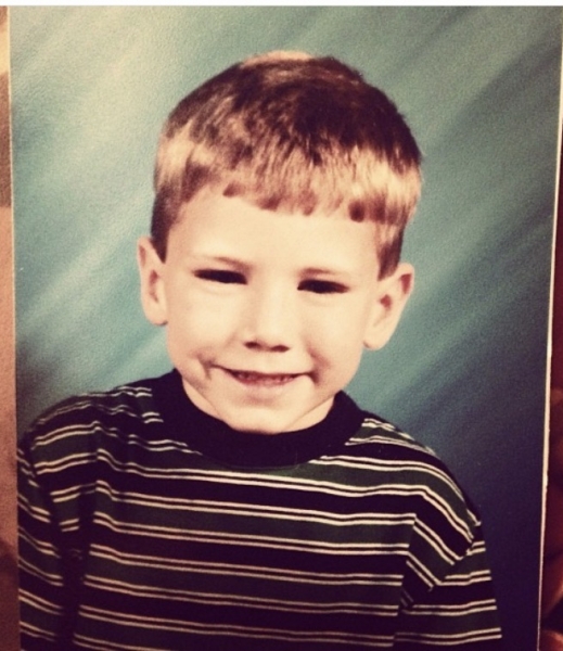 Childhood photo of Tyler Heller.