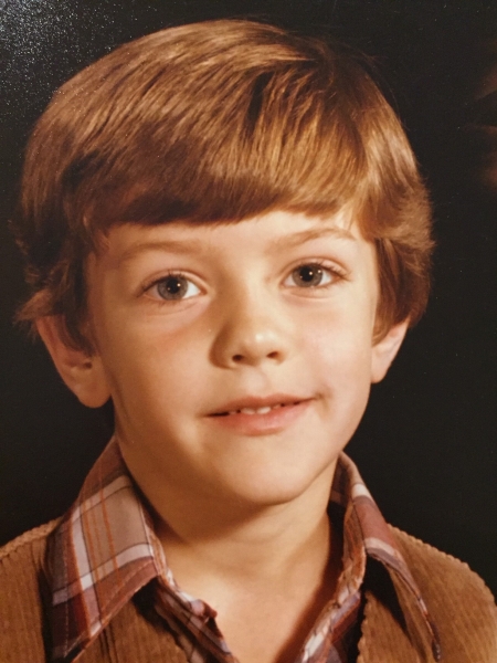 Childhood photo of Lyle Core.